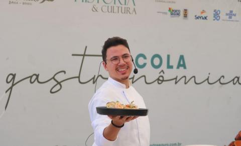 Chefs trazem um tempero especial para a Escola Gastronômica em Porto Seguro