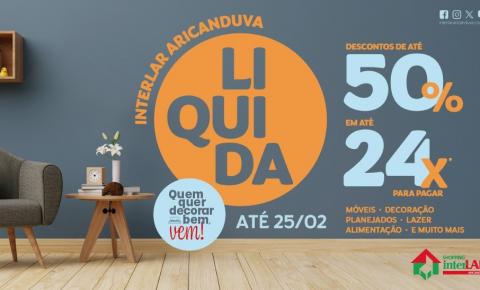 Shopping Interlar Aricanduva promove Liquidação com descontos de até 50%
