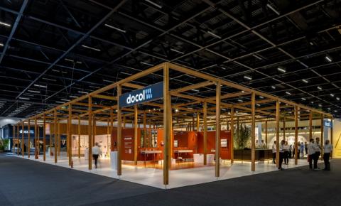Docol apresenta na Expo Revestir 2024 a evolução do estande premiado com o iF Design Award na última edição