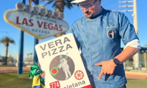 Pizza on the road: ⁠premiado pizzaiolo brasileiro recebe certificado inédito em Las Vegas